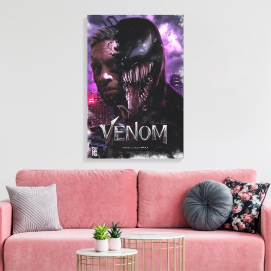 Venom/Tom Hardy Canvas Afdruk (Insitu (Woonkamer))
