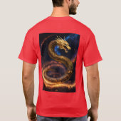 "Venom Vogue: Sensationeel Snake Design T-shirt" T-shirt (Achterkant)