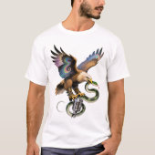 Venom & Voltage – Glam-Metal Eagle T-Shirt Design (Voorkant)