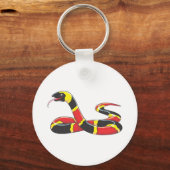 Venomous Eastern Coral Snake Sleutelhanger (Voorkant)