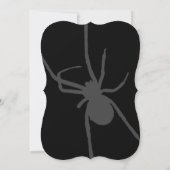 Venomous - Eenvoudig legant gothic Wedding Invitat Kaart (Achterkant)