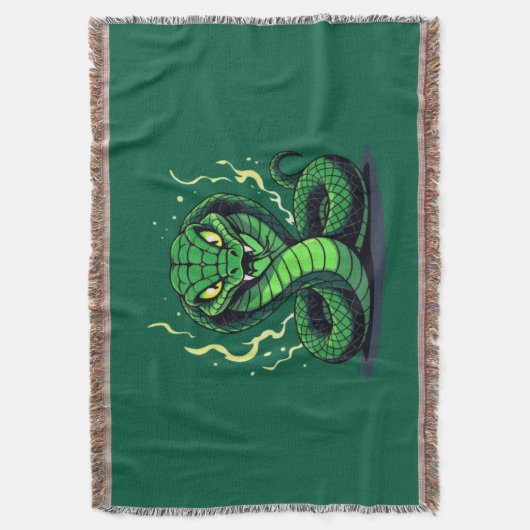 Venomous Snake – Danger and Precision Deken (Voorkant Verticaal)