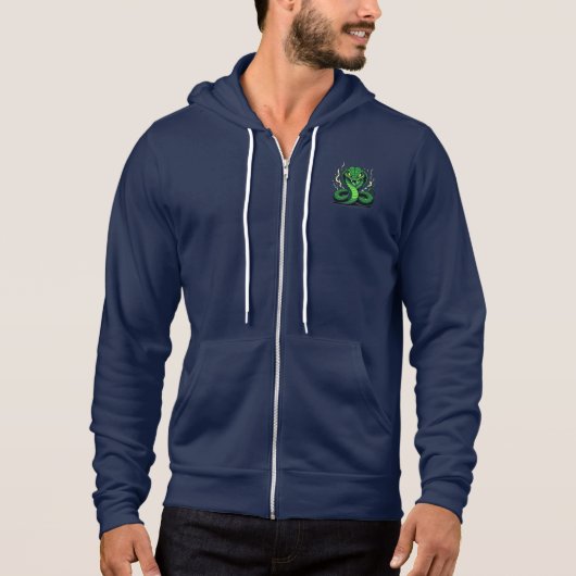 Venomous Snake – Danger and Precision Hoodie (Voorkant)
