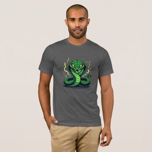 Venomous Snake – Danger and Precision T-shirt (Voorkant volledig)