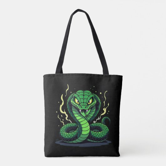 Venomous Snake – Danger and Precision Tote Bag (Achterkant)