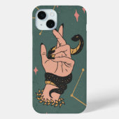 Venomous Touch: Snake Hand Design Hoesje (Achterkant)
