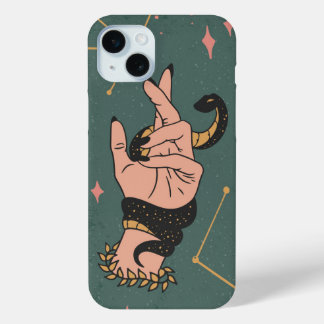 Venomous Touch: Snake Hand Design Hoesje