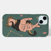 Venomous Touch: Snake Hand Design Hoesje (Achterkant (horizontaal))