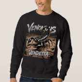 Venomous Vendetta Scorpion Punk Graphic Trui (Voorkant)