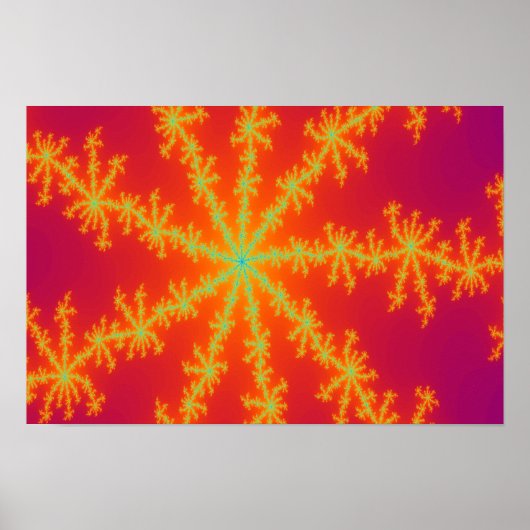 Venous Onweerprint Poster (Voorkant)