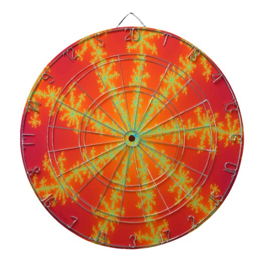 Venous Thunderstorm Fractal Dart Board Dartbord (Voorkant)