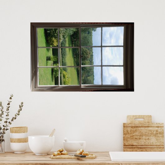 venster 2 faken poster (Keuken)