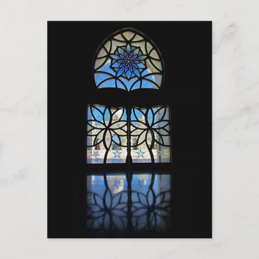 Venster 2 moskee Foyer Briefkaart (Voorkant)
