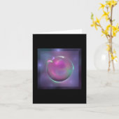 Venster aan de Paarse Kaart van de Groet en van de (Gele Bloem)