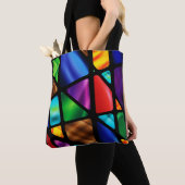 Venster abstract Glas in lood Tote Bag (Dichtbij)