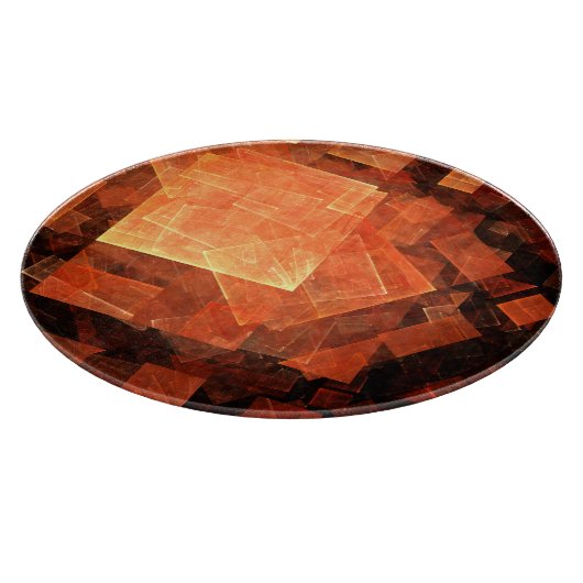 Venster Abstracte lichte Art Cirkel Snijplank (Hoek)