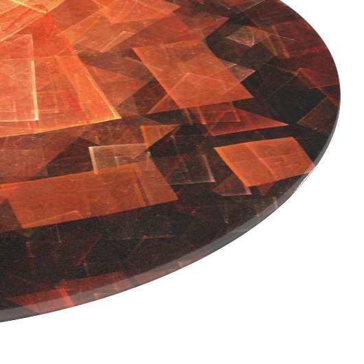 Venster Abstracte lichte Art Cirkel Snijplank (Hoek)