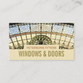 Venster Arch, Venster & Deuren Fitter Company Visitekaartje (Voorkant)