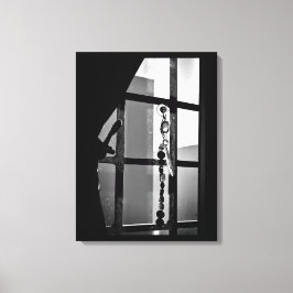 Venster Art. Canvas Afdruk