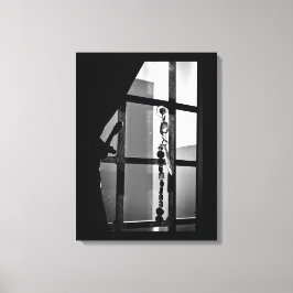 Venster Art. Canvas Afdruk