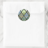 Venster Art. Ronde Sticker (Tas)