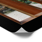 Venster Bamboe Poster (Hoek)