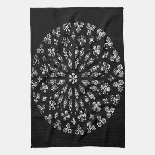 Venster Barcelona Theedoek (Verticaal)