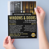 Venster & Bars, Venster & Deuren Fitter Company Flyer (Hand)