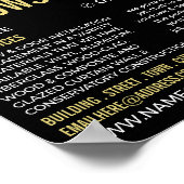 Venster & Bars, Venster & Deuren Fitter Company Poster (Hoek)