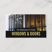 Venster & Bars, Venster & Deuren Fitter Company Visitekaartje (Voorkant)