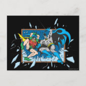 Venster Batman en Robin Shatter Briefkaart (Voorkant)