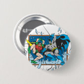 Venster Batman en Robin Shatter Ronde Button 5,7 Cm (Voorkant /achterkant)