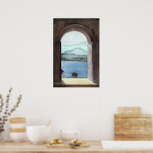 Venster bij Kreta Poster (Keuken)