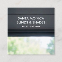 Venster Blinds Aangepaste QR Vierkante Visitekaartje