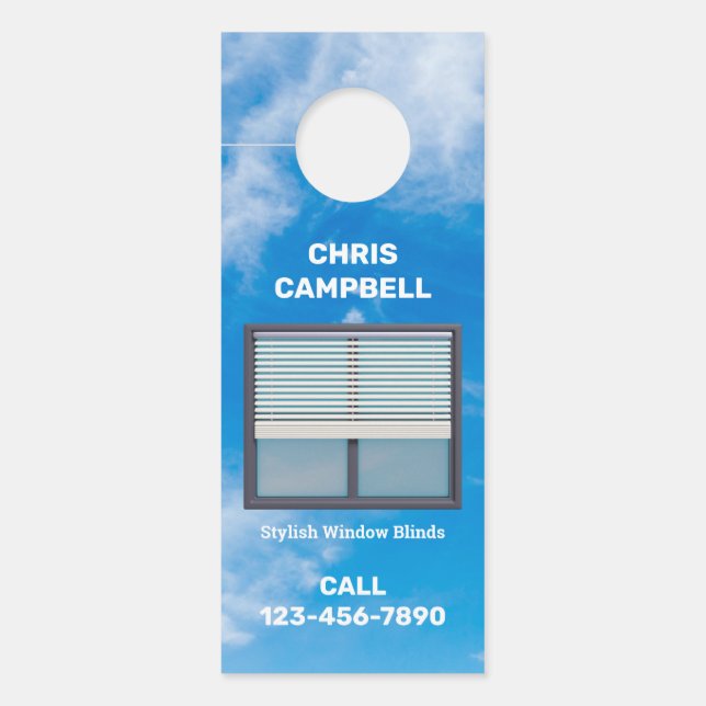 Venster Blinds One Sided Deurhanger (Voorkant)