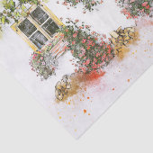  venster bloemen deduplicatie weefselpapier tissuepapier (Detail)