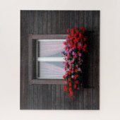 venster bloemen legpuzzel (Verticaal)