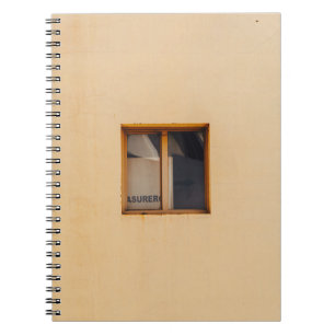 VENSTER BROWN WOODEN FRAMED GLASS NOTITIEBOEK