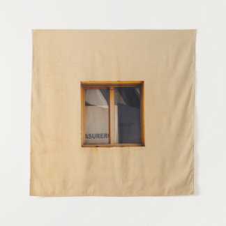 VENSTER BROWN WOODEN FRAMED GLASS WANDKLEED