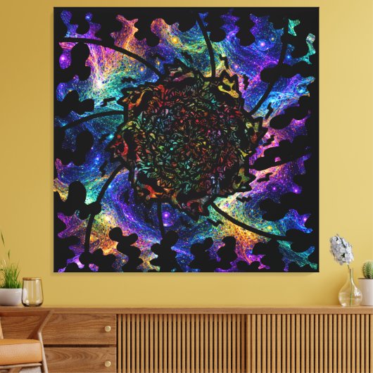 Venster Canvas Afdruk (Insitu (Woonkamer))