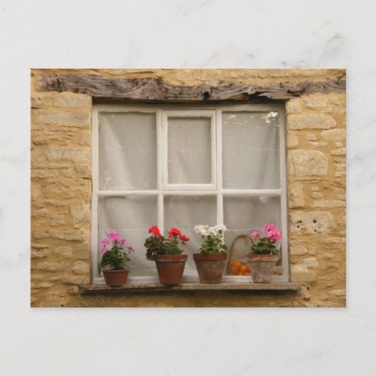 "Venster Cottage" Briefkaart (Voorkant)