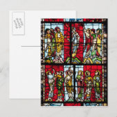 Venster dat Ascension weergeeft, c.1145 Briefkaart (Voorkant / Achterkant)