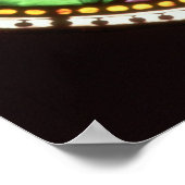 Venster dat de Aankondiging aan het toont Poster (Hoek)