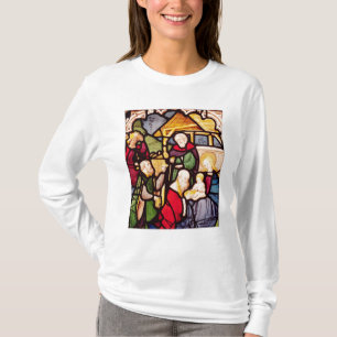 Venster dat de Adoratie van Magi toont T-shirt