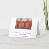 "Venster die op 27 winkelen rue DE Varenne " Kaart (Achterkant)