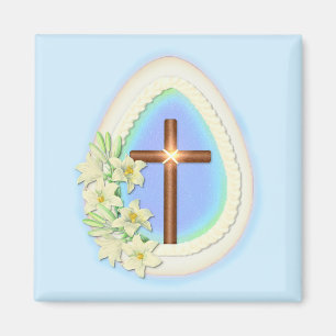 Venster Eieren en Kruis Magneet