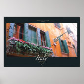 Venster Floral Poster (Voorkant)