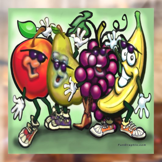 Venster Fruity Cling Raamsticker (Vel 2)