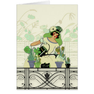 VENSTER GARDEN, ART DECO LADY: SUMMER GREENS