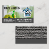 Venster Gegummeerd reinigen | Cleaner Logo Visitekaartje (Voorkant / Achterkant)